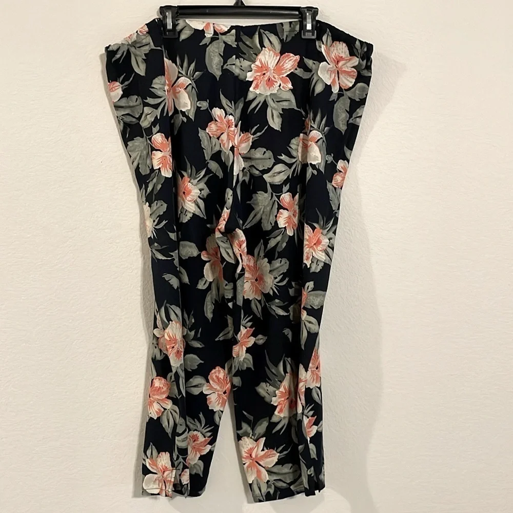 Island Traders Women Vintage Matching Set XL/XXL Black Resortwear Tropical